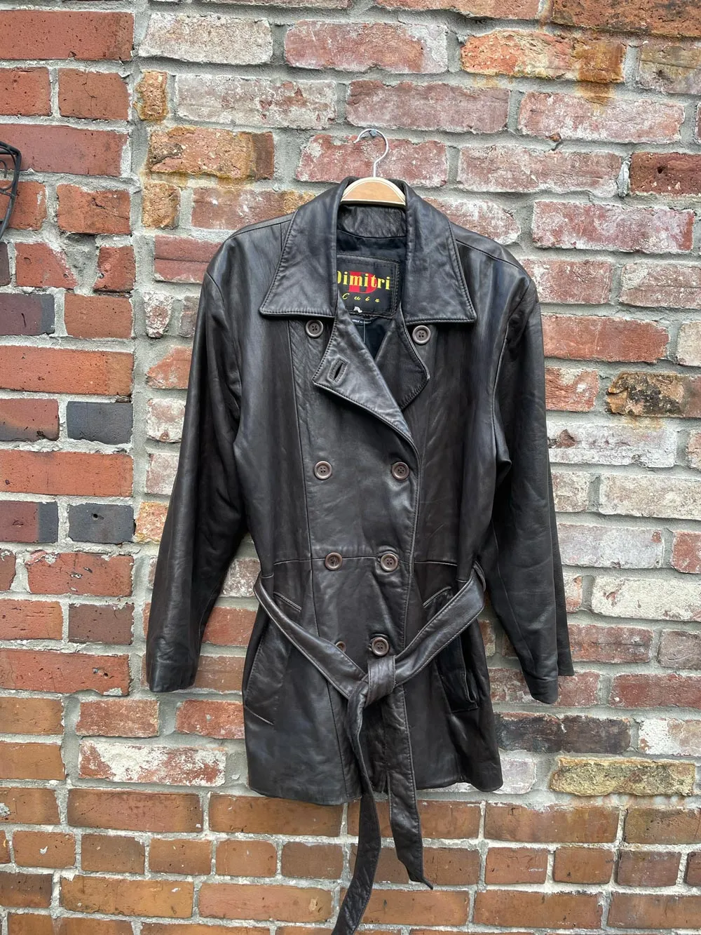 vintage 90s cuir dimitri butter leather jacket sold by Good Market Thrift Store