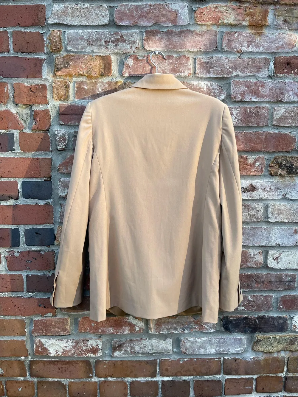 mango camel double breasted blazer sold by Good Market Thrift Store product image thumbnail 4