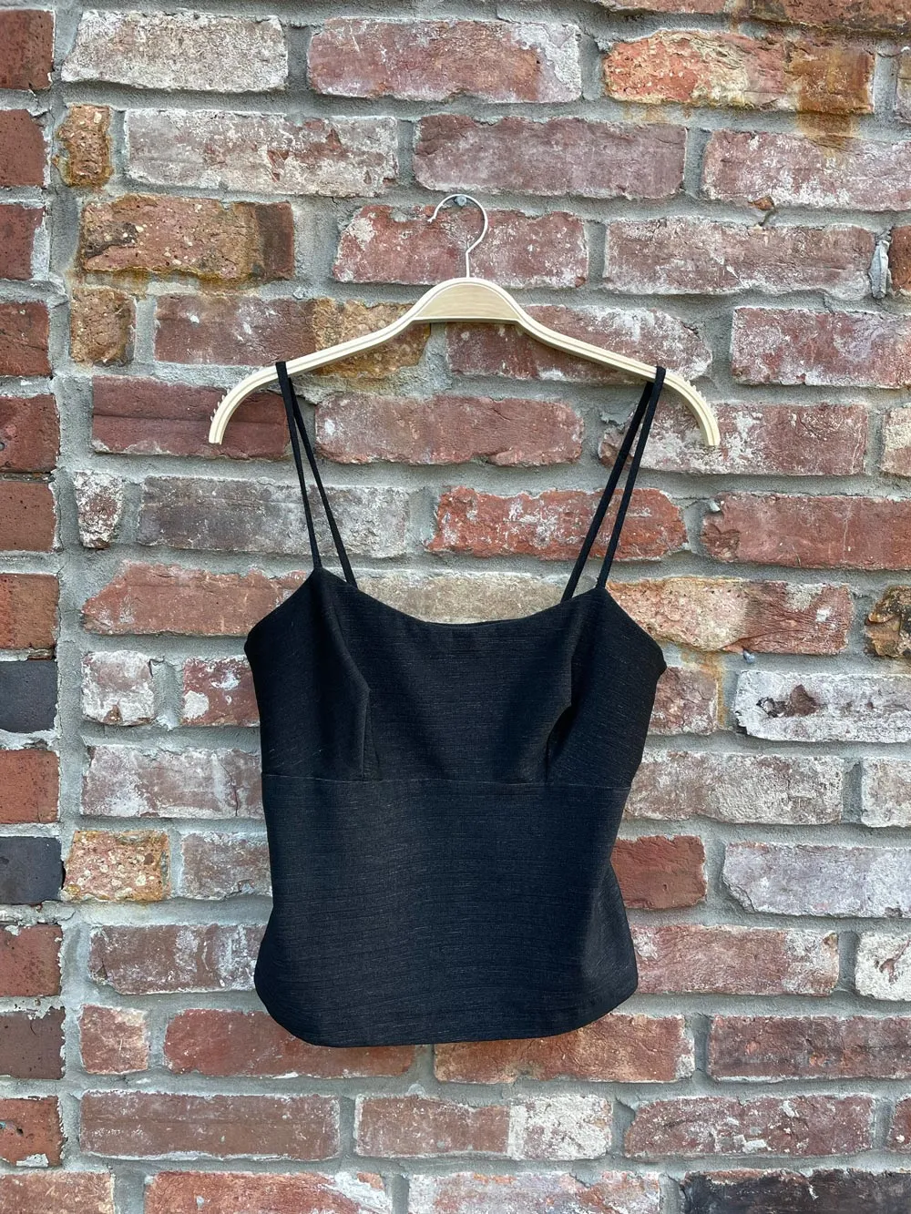 vintage 00's fairweather metallic minimal tank sold by Good Market Thrift Store