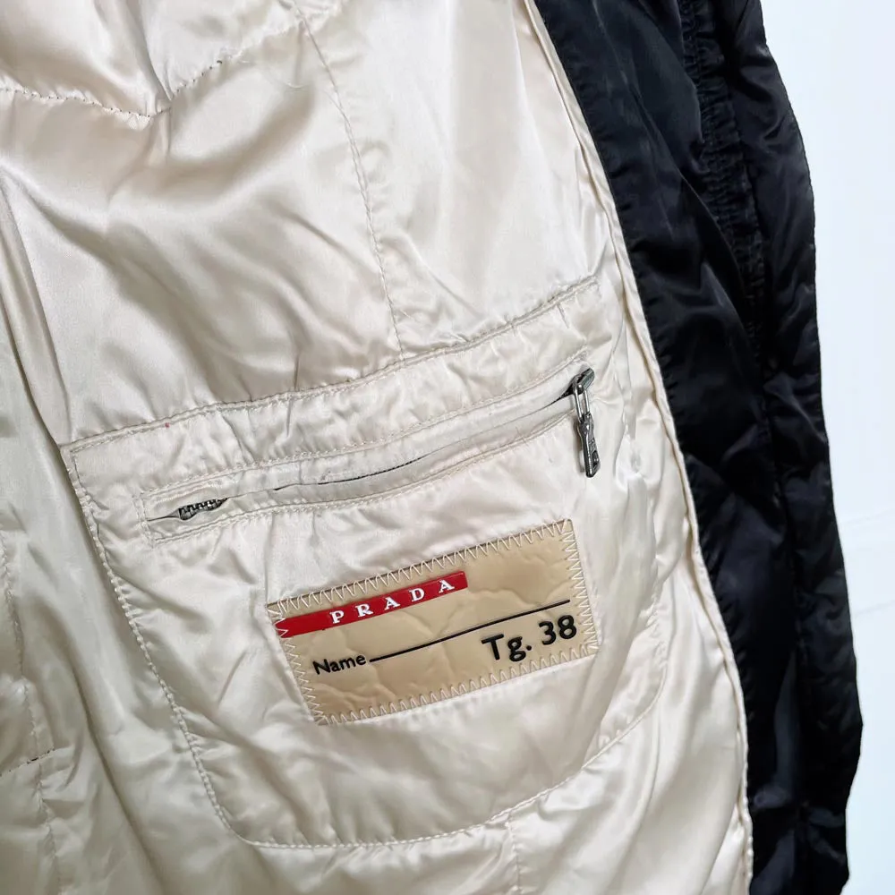 vintage 00s prada down puffer jacket sold by Good Market Thrift Store product image thumbnail 5