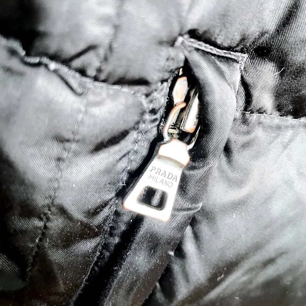 vintage 00s prada down puffer jacket sold by Good Market Thrift Store product image thumbnail 3