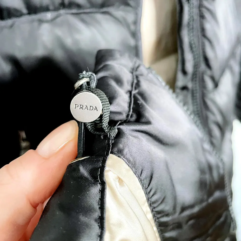 vintage 00s prada down puffer jacket sold by Good Market Thrift Store product image thumbnail 4