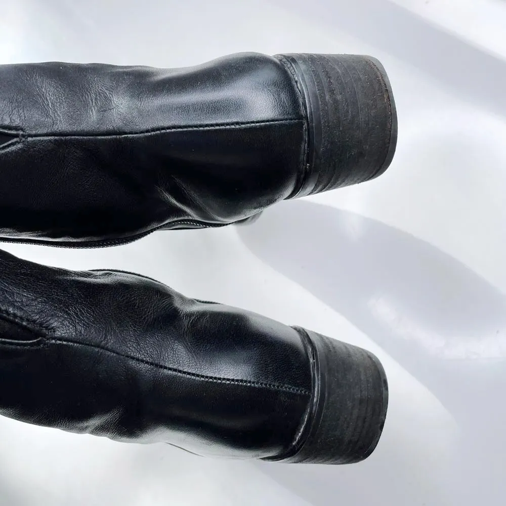 stuart weitzman low heel alljill butter leather boots sold by Good Market Thrift Store product image thumbnail 4