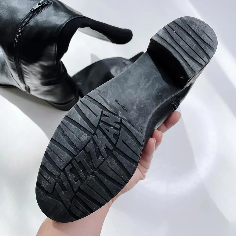 stuart weitzman low heel alljill butter leather boots sold by Good Market Thrift Store product image thumbnail 5