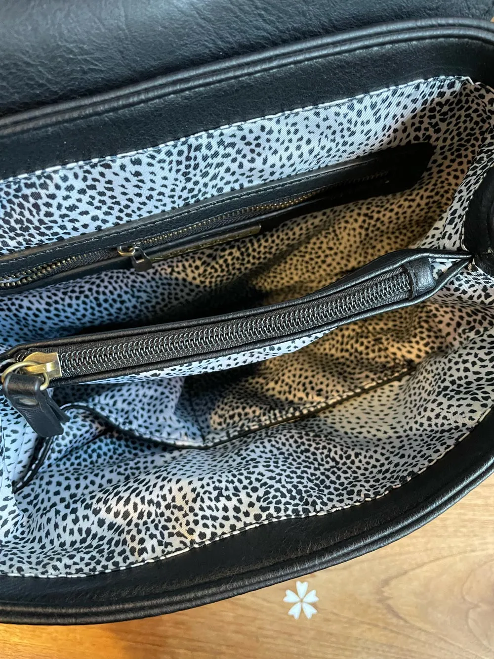 antik kraft top handle convertible leather backpack sold by Good Market Thrift Store product image thumbnail 3