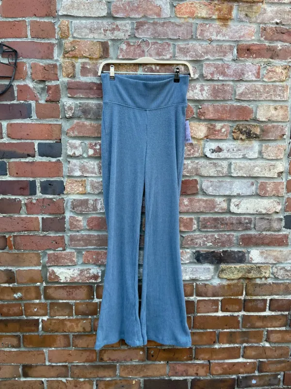 nwt wild fable chunky rib pull on flare pants sold by Good Market Thrift Store