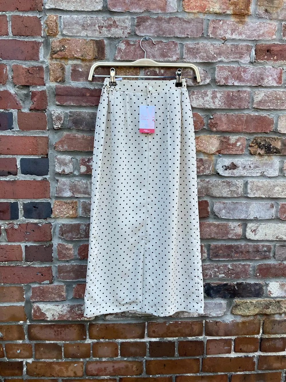 vintage polka dot midi skirt sold by Good Market Thrift Store product image thumbnail 3