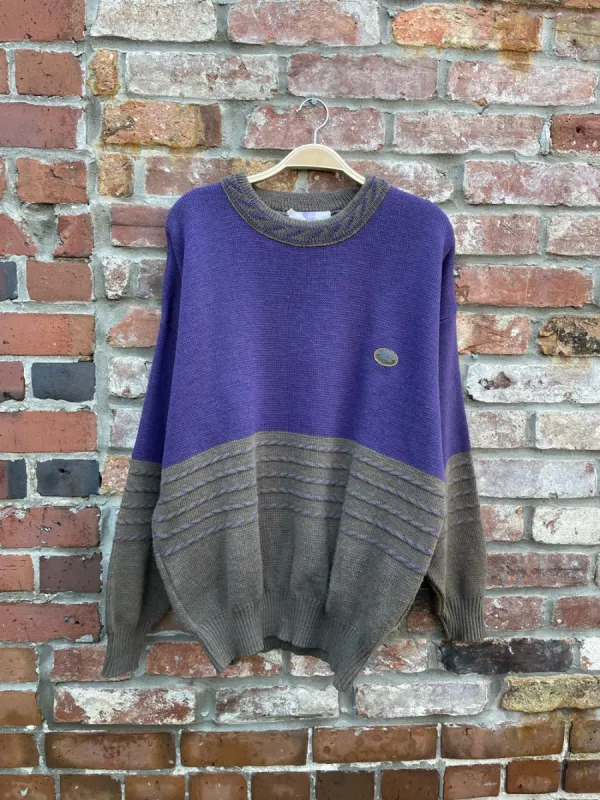 vintage double duty wool-blend dad sweater sold by Good Market Thrift Store