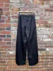 jordan loose fit satin stripe wide leg pants sold by Good Market Thrift Store