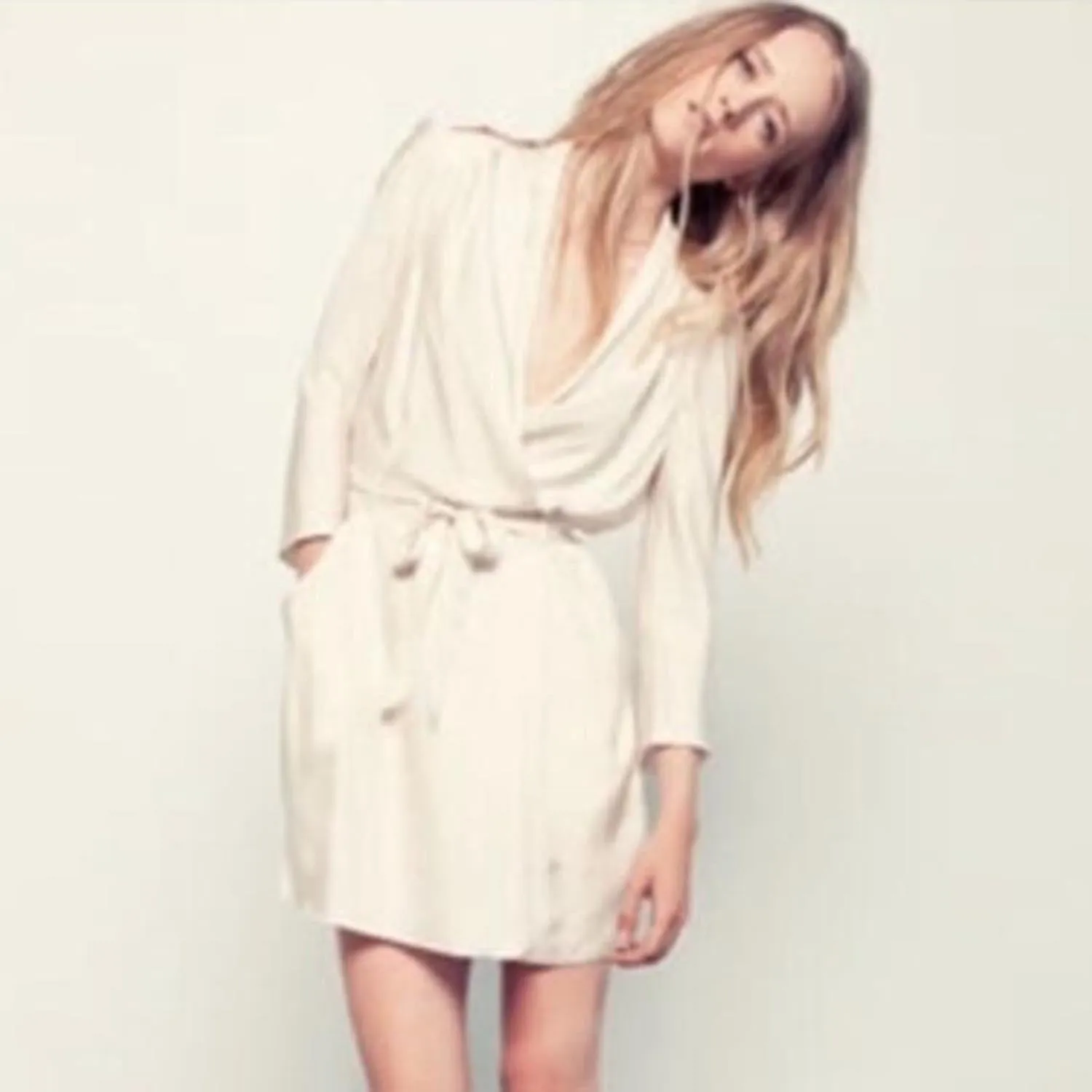 wilfred franca belted wrap mini dress sold by Good Market Thrift Store