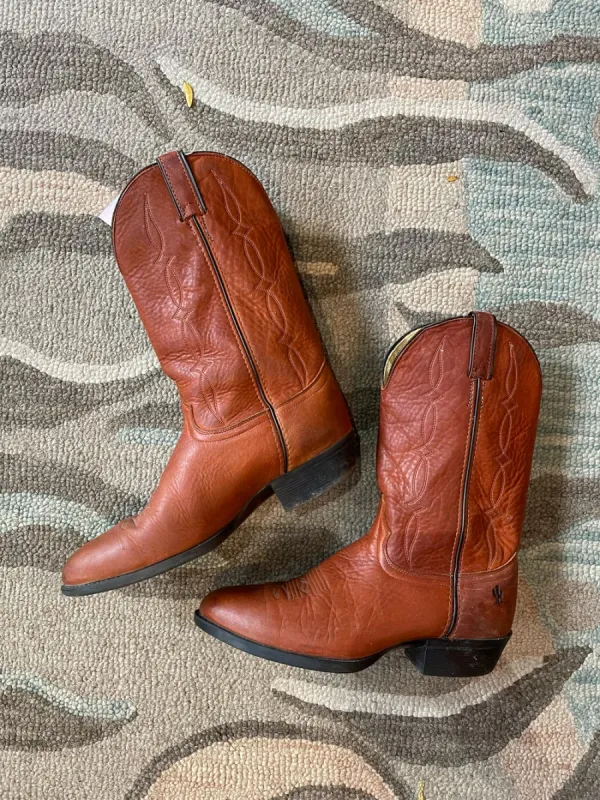 vintage laredo leather cowboy boot sold by Good Market Thrift Store