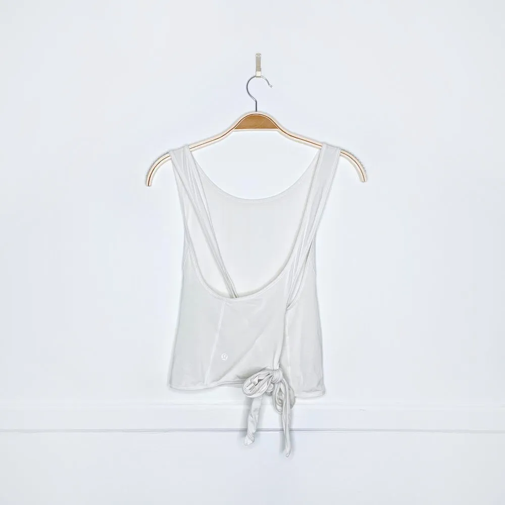 lululemon 2018 it's a tie tank pima cotton sold by Good Market Thrift Store product image thumbnail 5