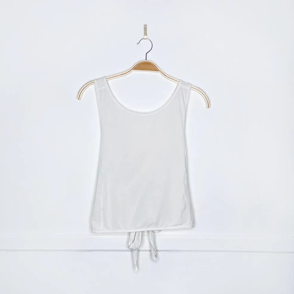 lululemon 2018 it's a tie tank pima cotton sold by Good Market Thrift Store product image thumbnail 3