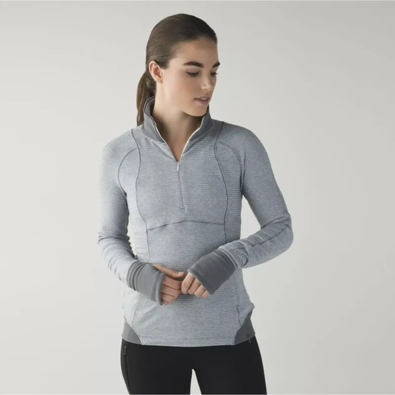 lululemon runderful 1/2 zip rulu long sleeve pullover sold by Good Market Thrift Store