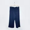 lululemon blue pleat high rise wide leg crop pants sold by Good Market Thrift Store