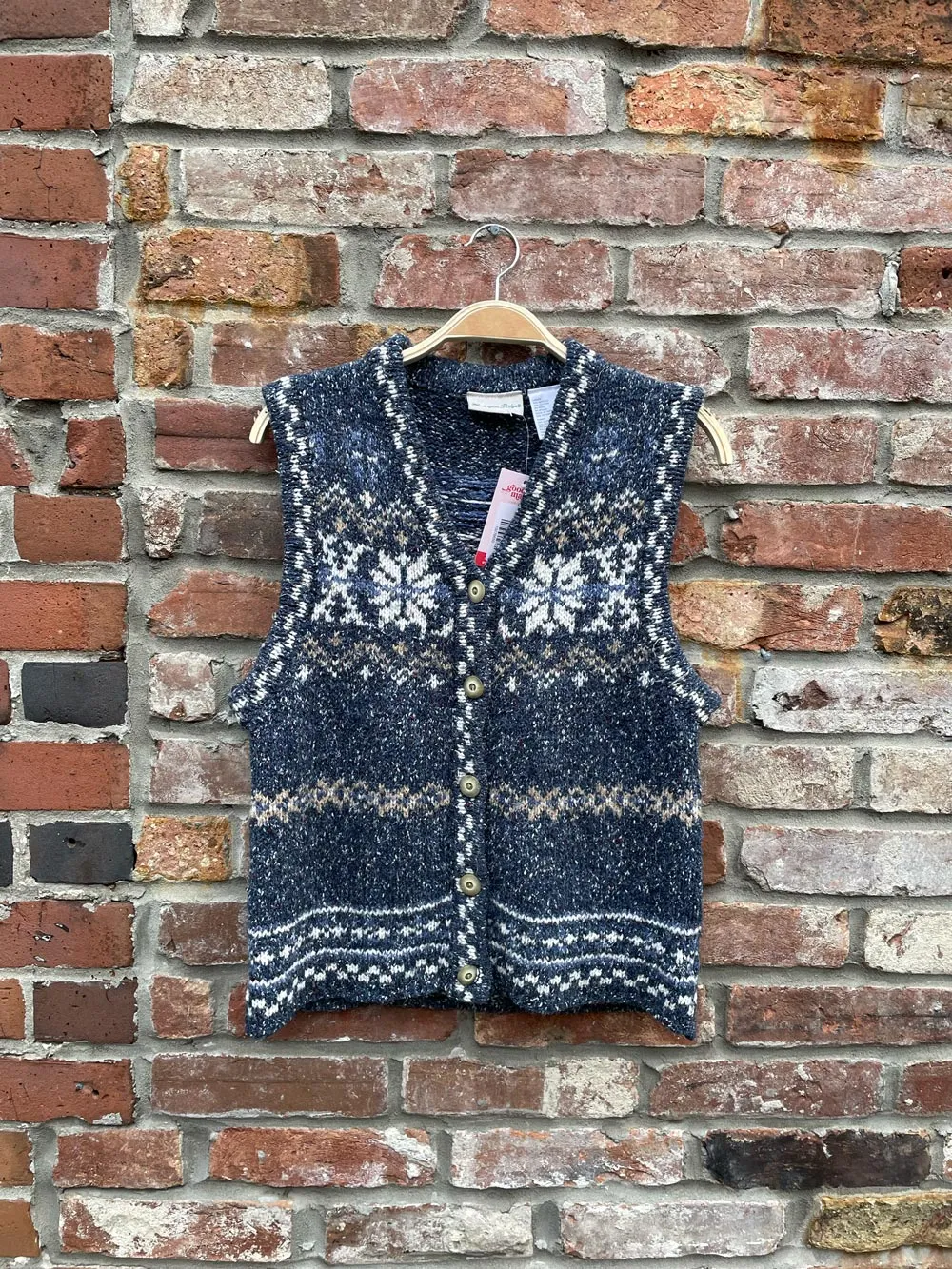 vintage huntington ridge wool-blend knit vest sold by Good Market Thrift Store