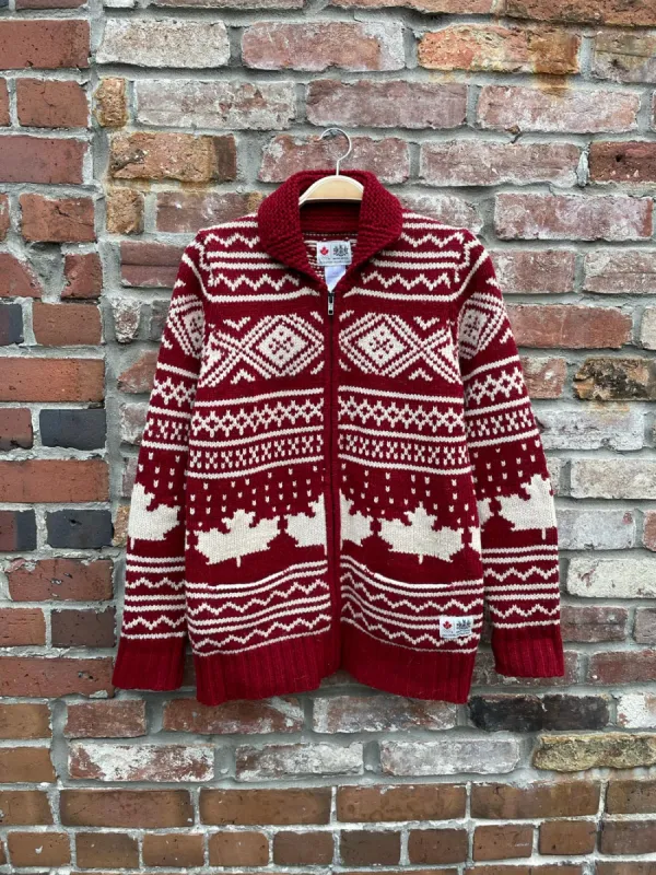 hbc lambswool cowichan sweater cardigan sold by Good Market Thrift Store