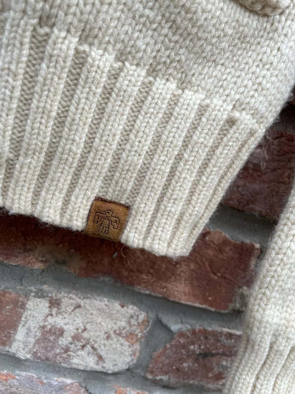 tna hamsa wool cowichan cardigan sweater sold by Good Market Thrift Store product image thumbnail 3