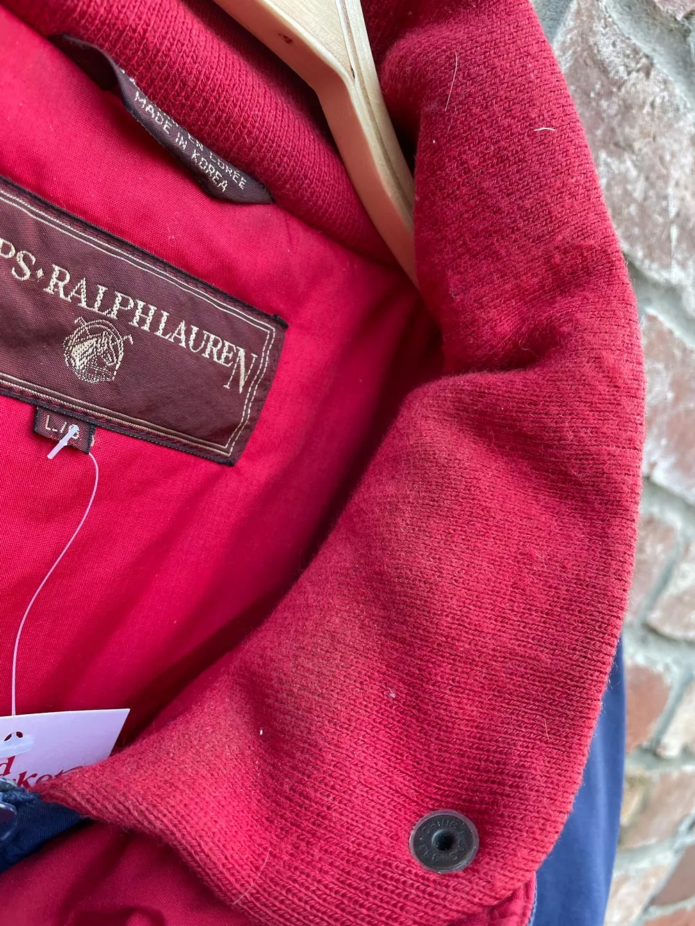 vintage chaps ralph lauren bomber jacket sold by Good Market Thrift Store product image thumbnail 3