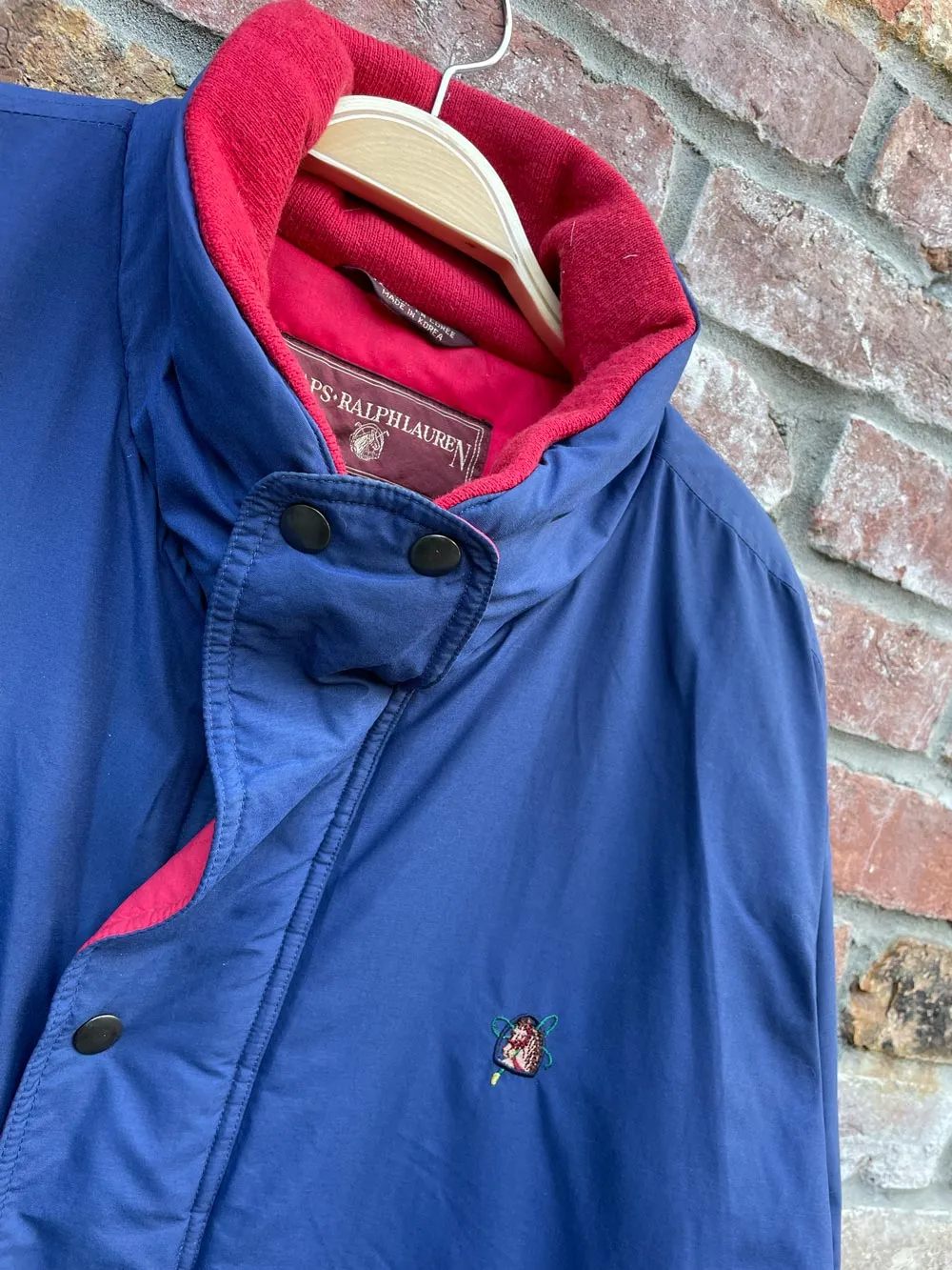 vintage chaps ralph lauren bomber jacket sold by Good Market Thrift Store product image thumbnail 2