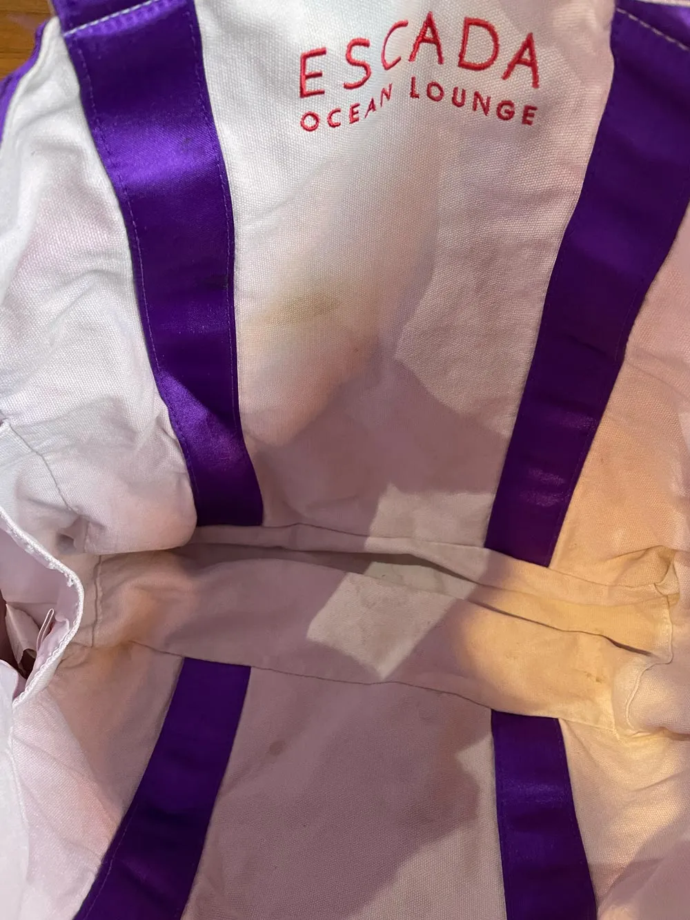 escada ocean lounge reversible tote bag sold by Good Market Thrift Store product image thumbnail 3