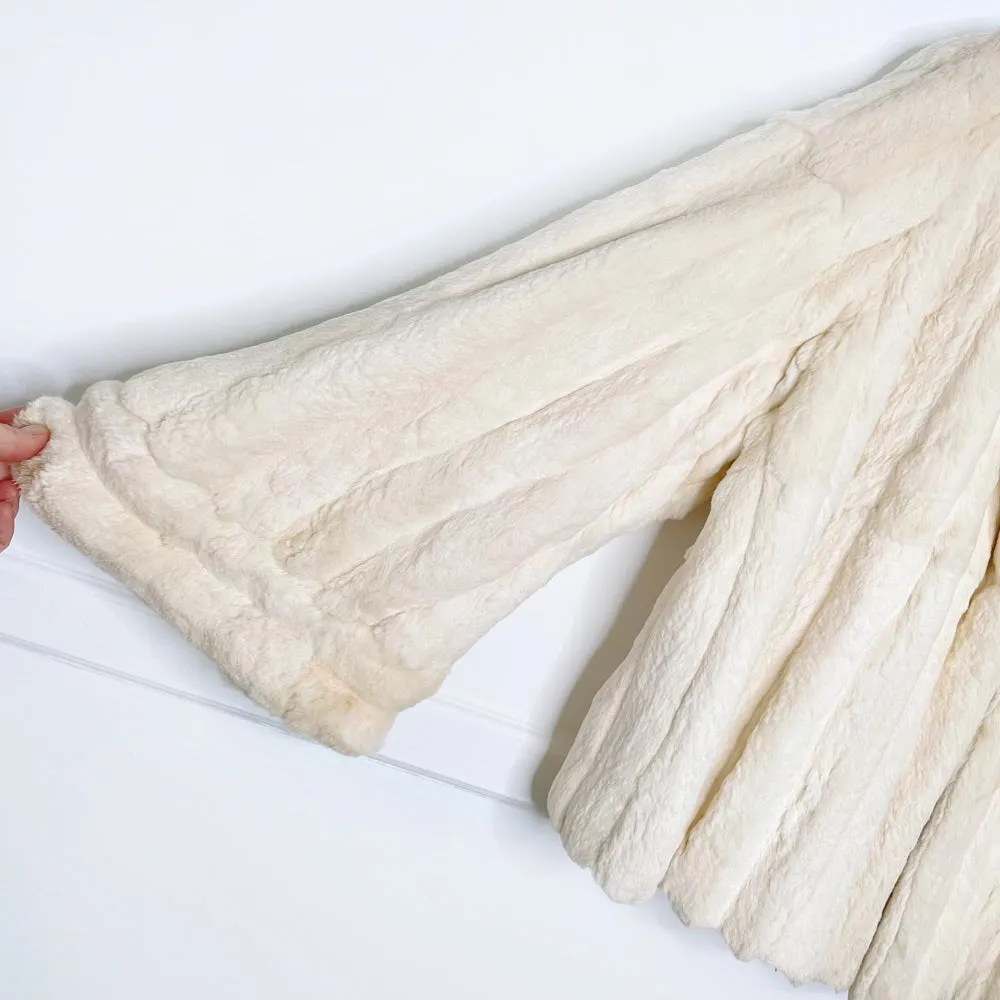 vintage 60s shaved mink princess short coat sold by Good Market Thrift Store product image thumbnail 3