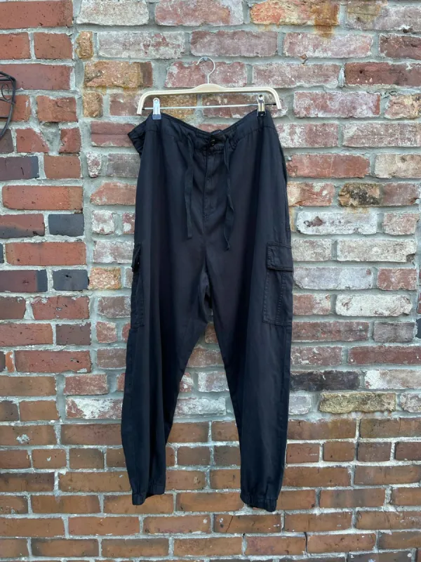 devoted relaxed cotton-tencel cargo jogger sold by Good Market Thrift Store