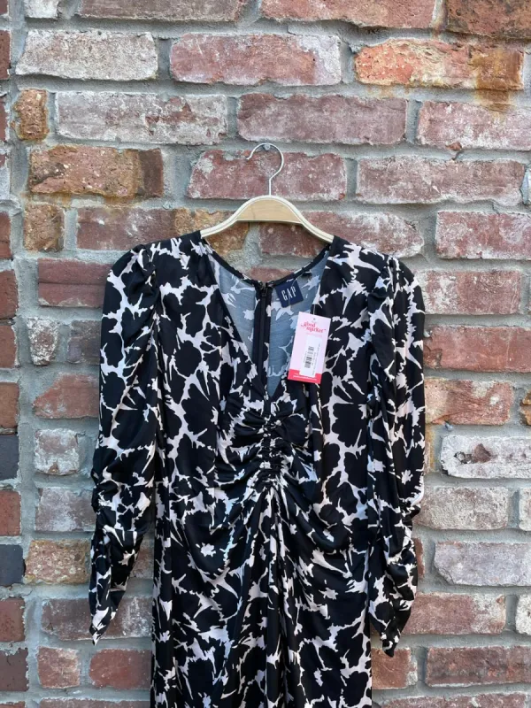 nwt gap satin ruched midi dress sold by Good Market Thrift Store