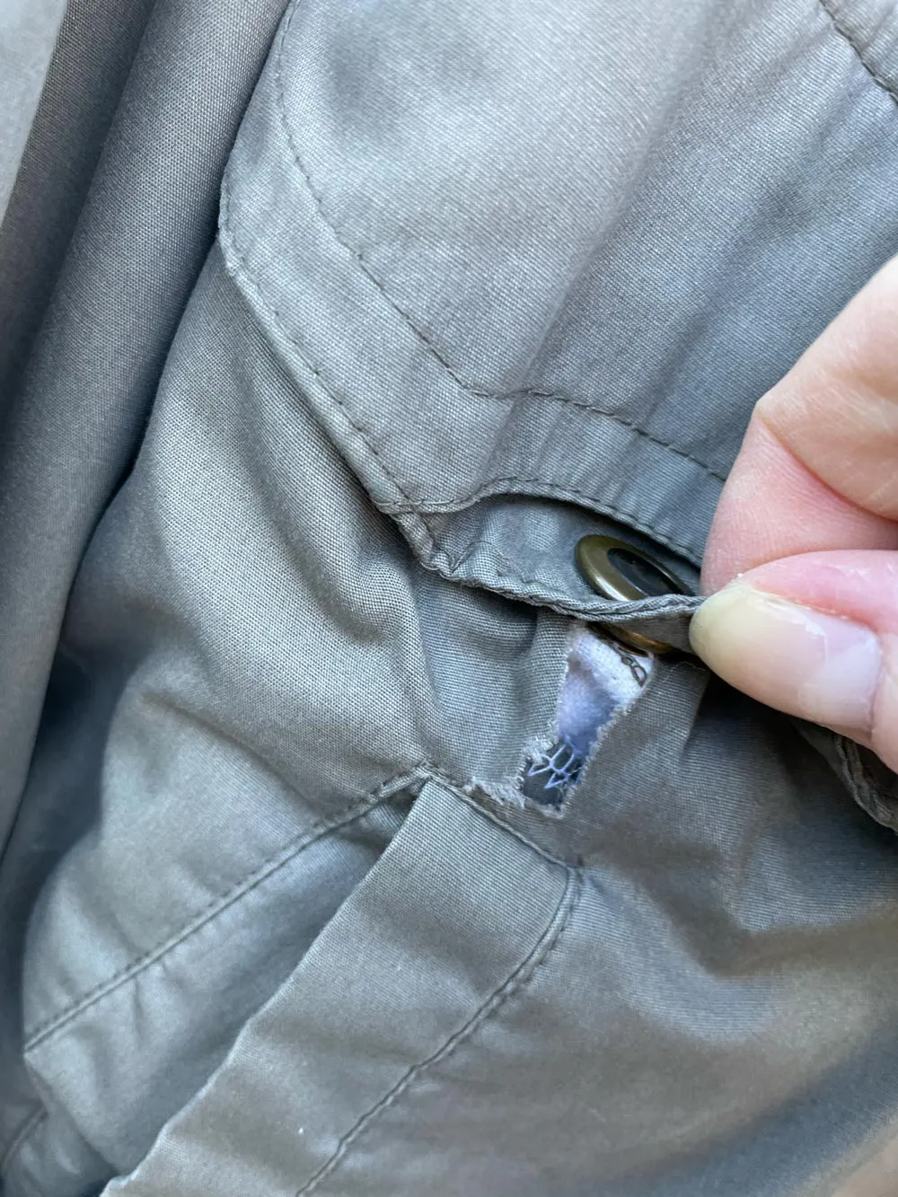 vintage arnold palmer flannel lined bomber jacket sold by Good Market Thrift Store product image thumbnail 5