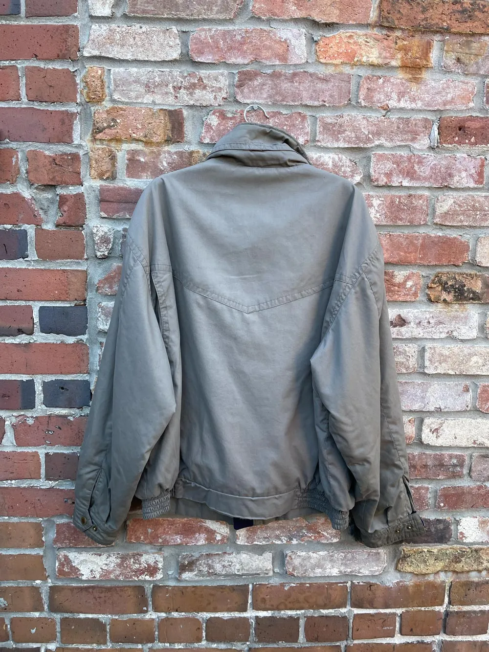 vintage arnold palmer flannel lined bomber jacket sold by Good Market Thrift Store product image thumbnail 4