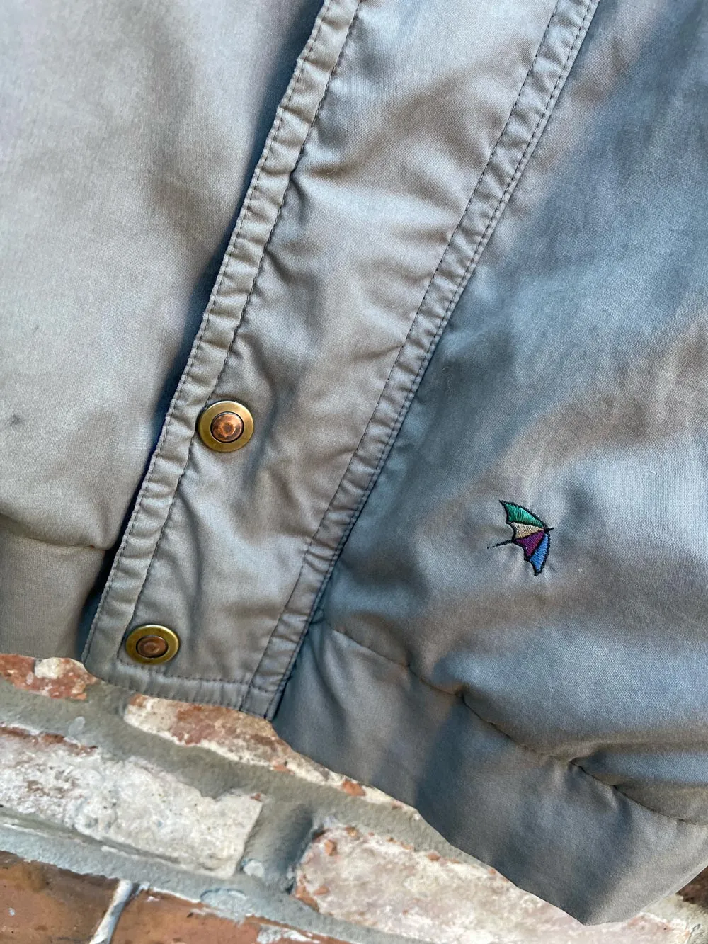 vintage arnold palmer flannel lined bomber jacket sold by Good Market Thrift Store product image thumbnail 2