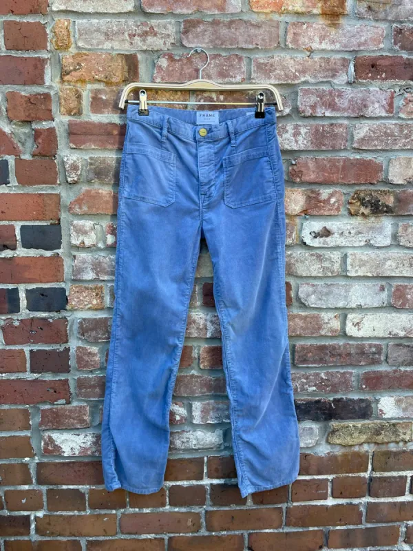 frame le bardot retro straight corduroy pant sold by Good Market Thrift Store