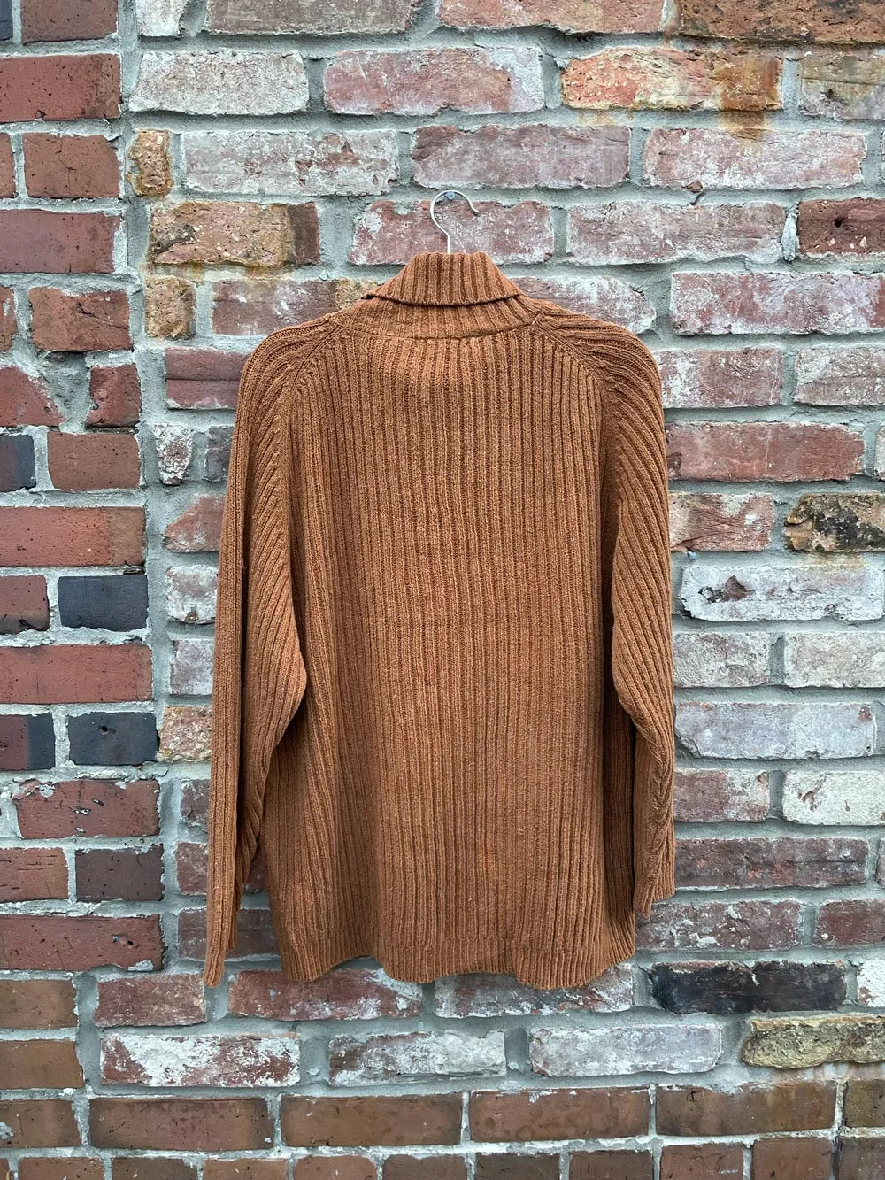 vintage club monaco neutrals chunky rib knit turtleneck sold by Good Market Thrift Store product image thumbnail 3