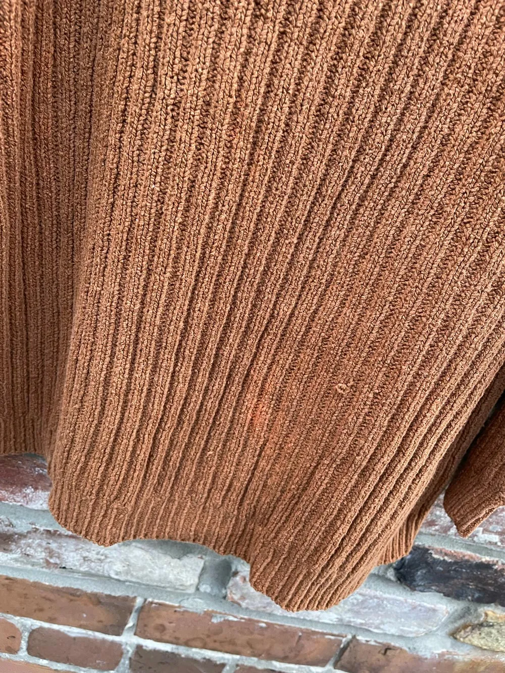 vintage club monaco neutrals chunky rib knit turtleneck sold by Good Market Thrift Store product image thumbnail 4