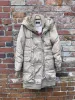 rudsak neutral toggle down parka w fur trim sold by Good Market Thrift Store