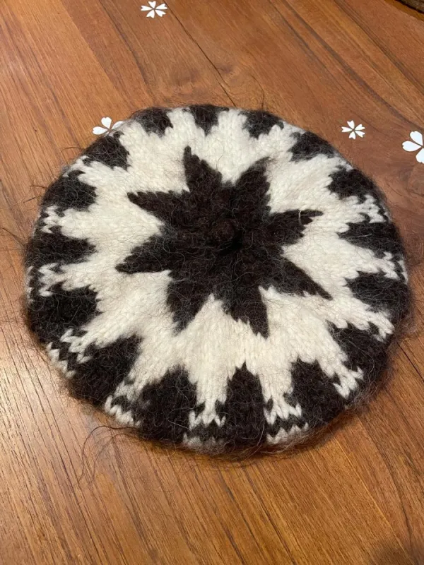 vintage alafoss icewool beret sold by Good Market Thrift Store