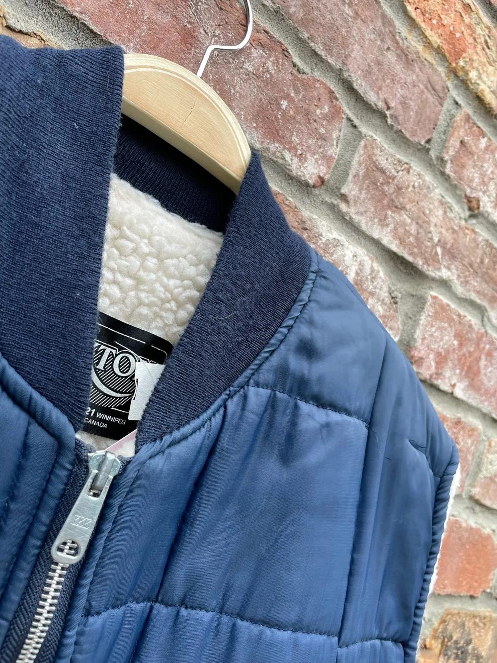 vintage sexton sherpa lined liner vest sold by Good Market Thrift Store product image thumbnail 2