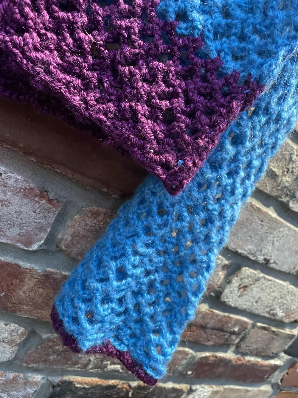 hand-made crochet crop cardigan top sold by Good Market Thrift Store product image thumbnail 2