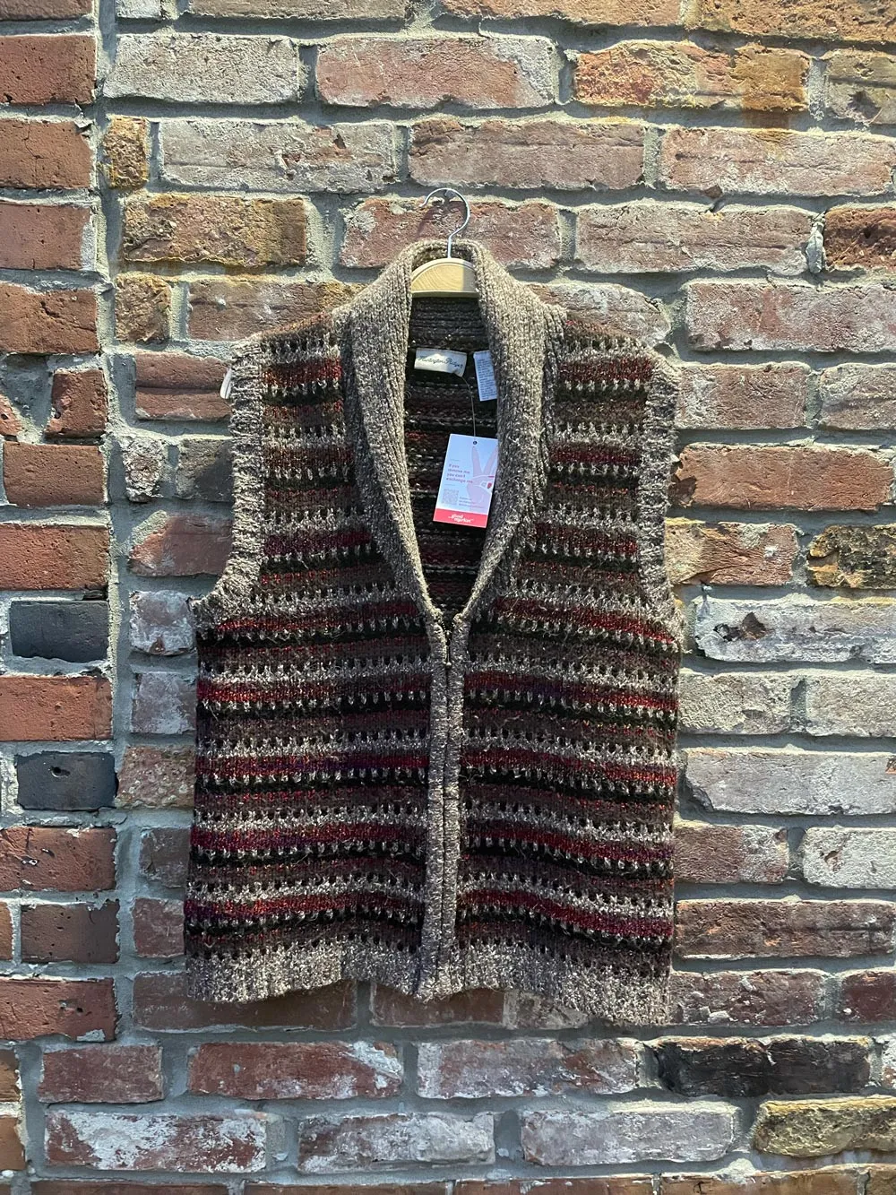 vintage 00s huntington ridge zip sweater vest sold by Good Market Thrift Store