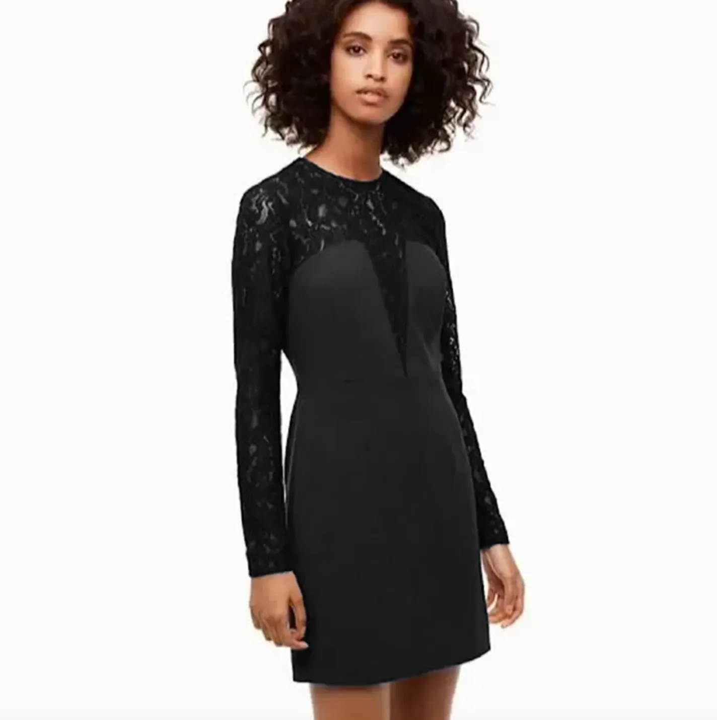 nwt babaton masaki lace detail mini dress sold by Good Market Thrift Store