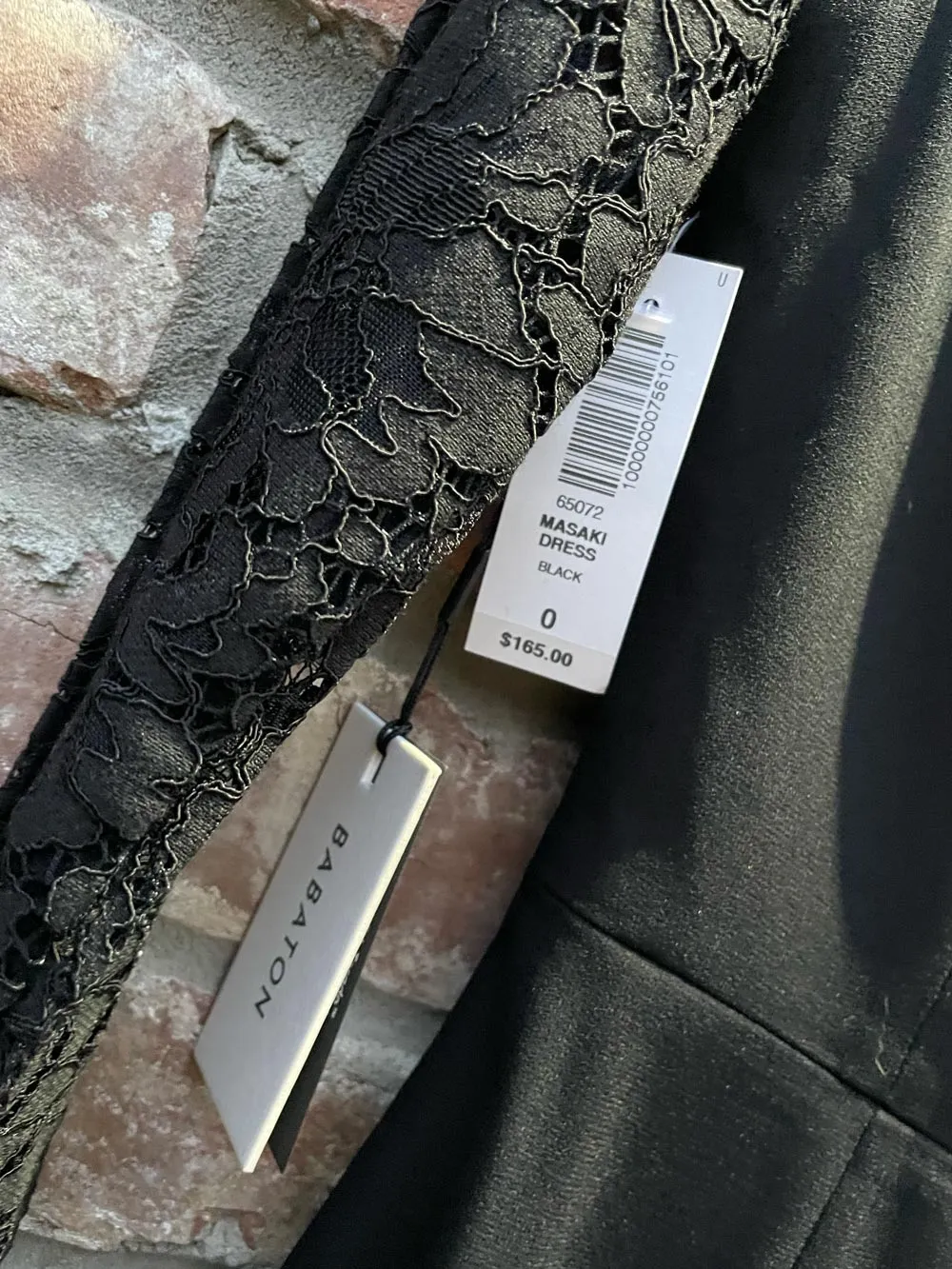 nwt babaton masaki lace detail mini dress sold by Good Market Thrift Store product image thumbnail 3