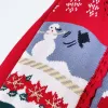 vintage northern traditions holiday patchwork knit cardigan sold by Good Market Thrift Store