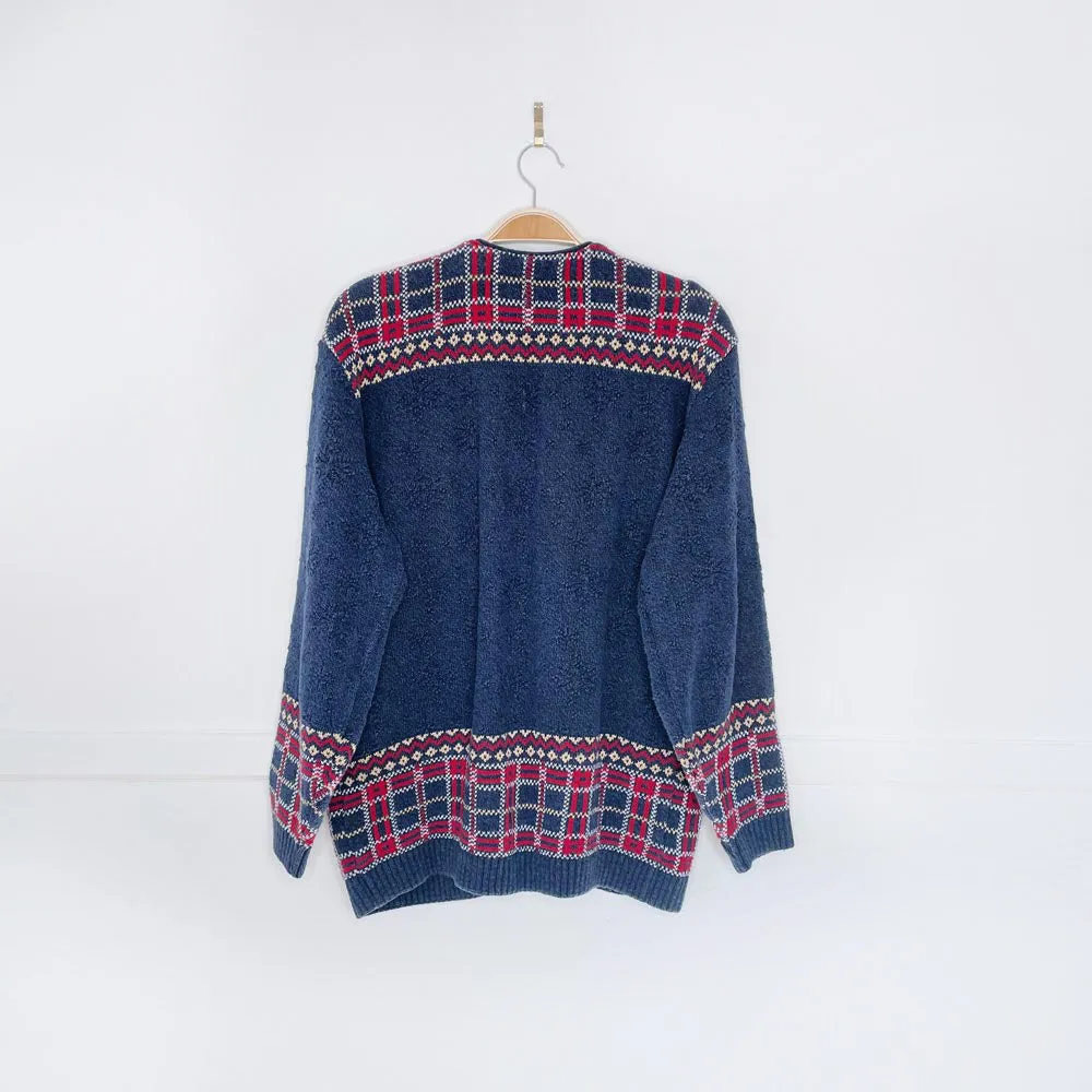 vintage northern treasures x parkhurst cottage skiers knit cardigan sold by Good Market Thrift Store product image thumbnail 4