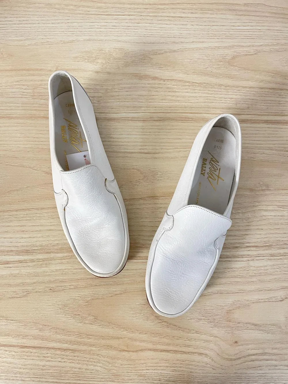 siesta bally caribe slip on leather loafer sold by Good Market Thrift Store