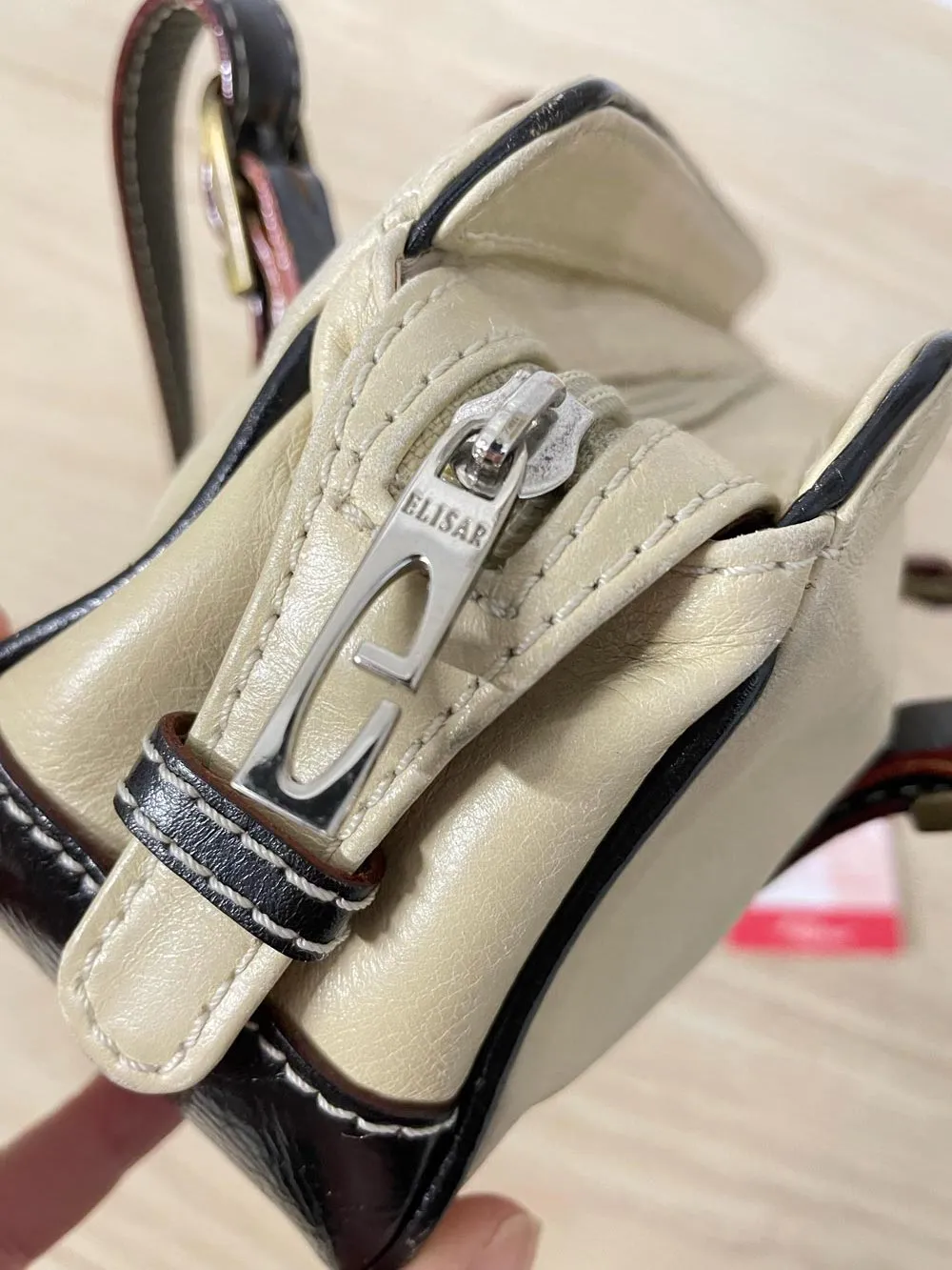 y2k elisar leather mini baguette bag sold by Good Market Thrift Store product image thumbnail 2