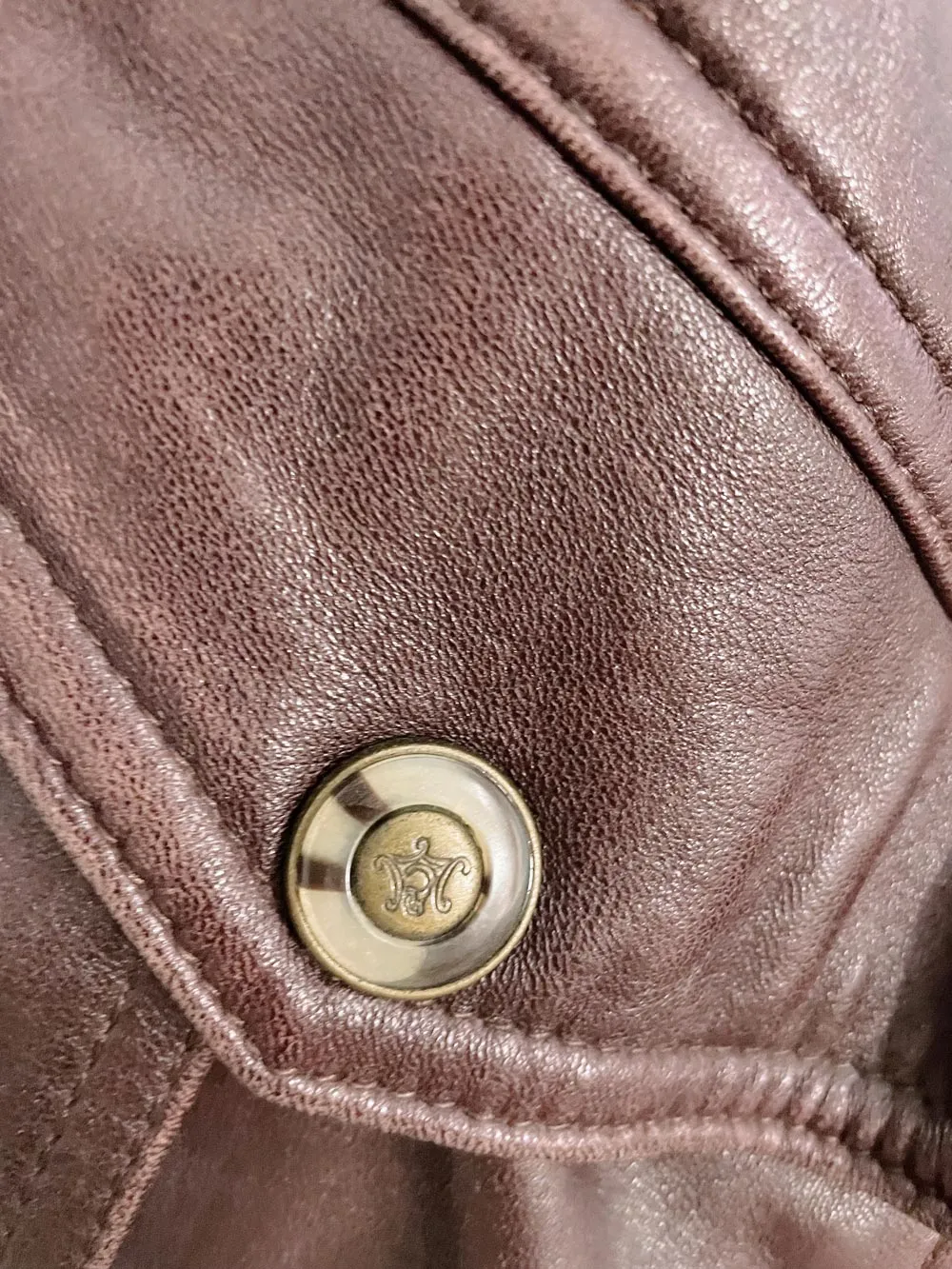 vintage 80s danier butter leather bomber jacket sold by Good Market Thrift Store product image thumbnail 3