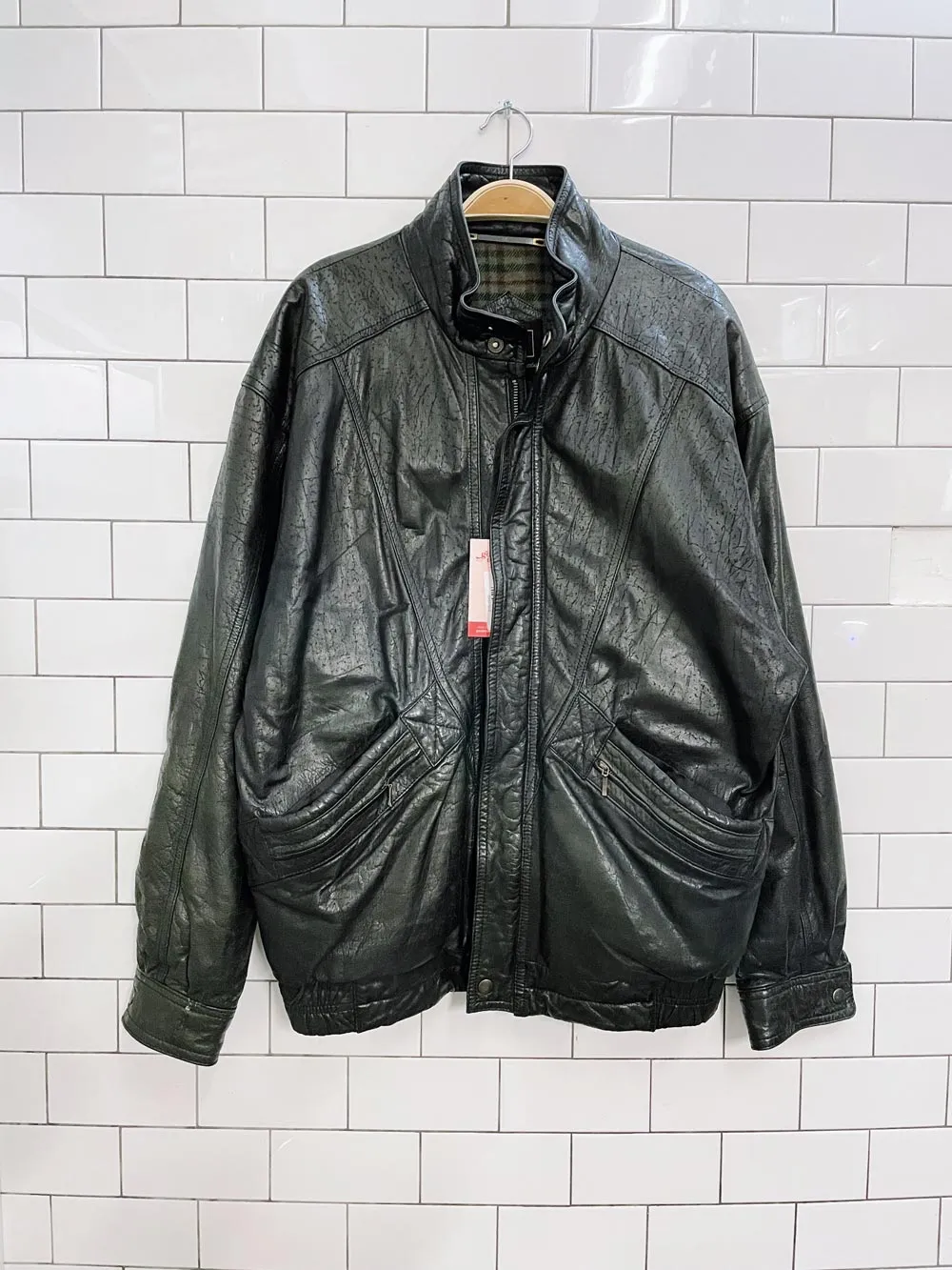 vintage pohland soft leather bomber jacket sold by Good Market Thrift Store