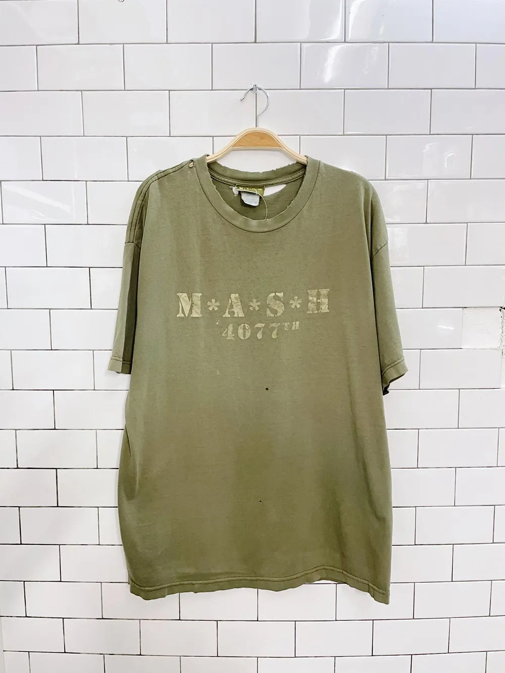 vintage 00s MASH distressed tee sold by Good Market Thrift Store product image thumbnail 3