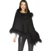 frr mongolian lamb trim blanket scarf shawl sold by Good Market Thrift Store