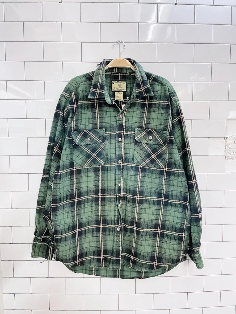vintage field & stream flannel shirt jacket sold by Good Market Thrift Store
